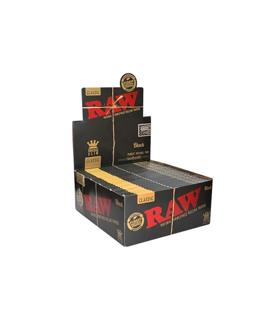 Raw Black Classic King Size Slim Rolling Papers