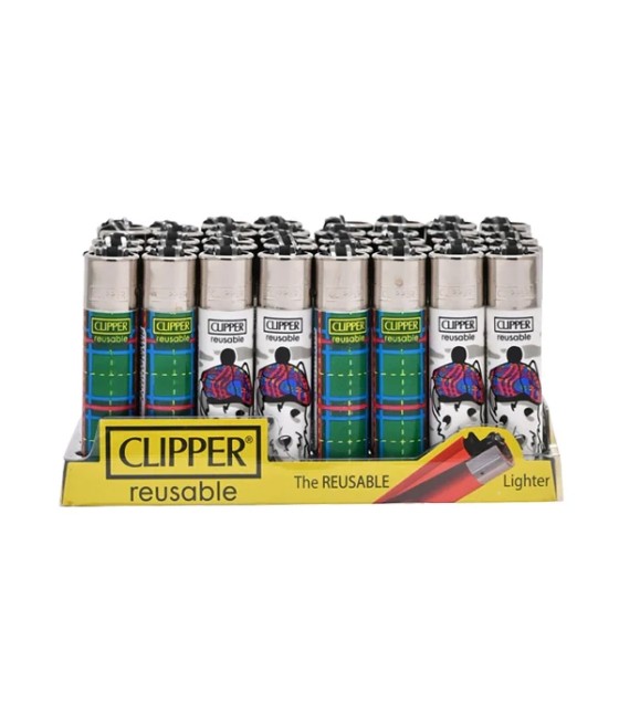 40 Clipper CP11RH Classic Flint Scotland 2 Lighters - CL5C079UKH