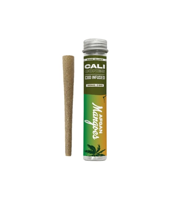 CALI CONES Sage 30mg Full Spectrum CBD Infused Cone - Afgan Mangoes