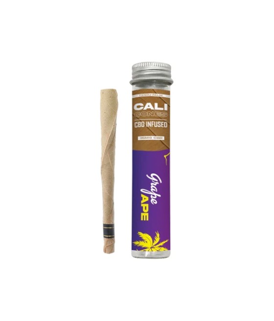 CALI CONES Tendu 30mg Full Spectrum CBD Infused Palm Cone - Grape Ape