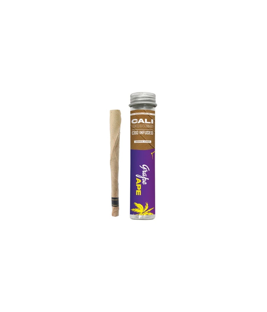 CALI CONES Tendu 30mg Full Spectrum CBD Infused Palm Cone - Grape Ape