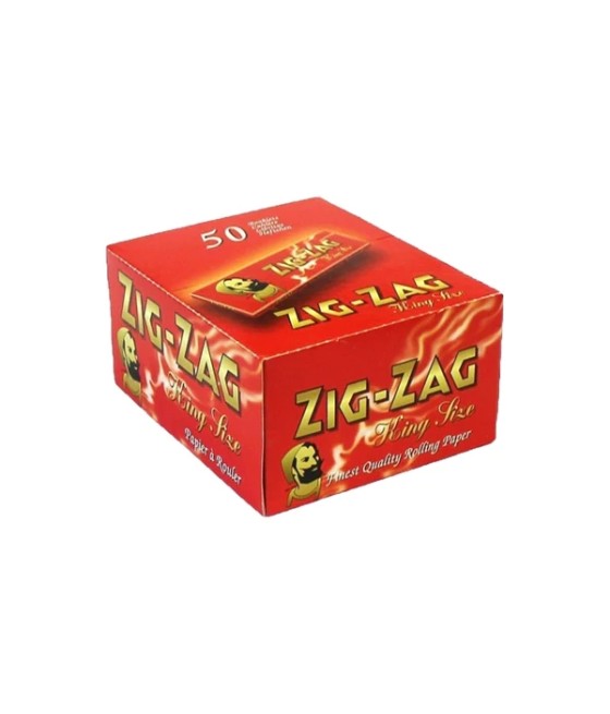 50 Zig-Zag Red King Size Rolling Papers