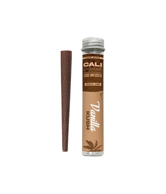CALI CONES Cocoa 30mg Full Spectrum CBD Infused Cone - Vanilla Kush
