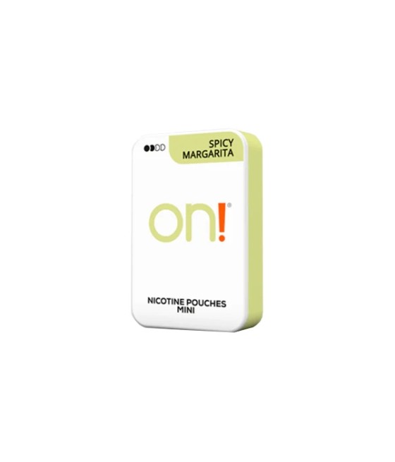 3mg On! Mini Regular Spicy Margarita Nicotine Pouches - 20 Pouches