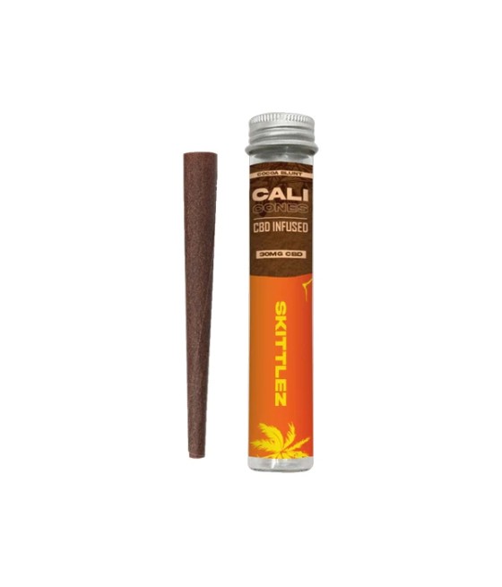 CALI CONES Cocoa 30mg Full Spectrum CBD Infused Cone - Skittlez