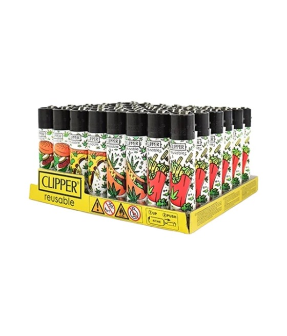 40 Clipper Classic Large Flint Leaves Fast Food - CL3C1524UK