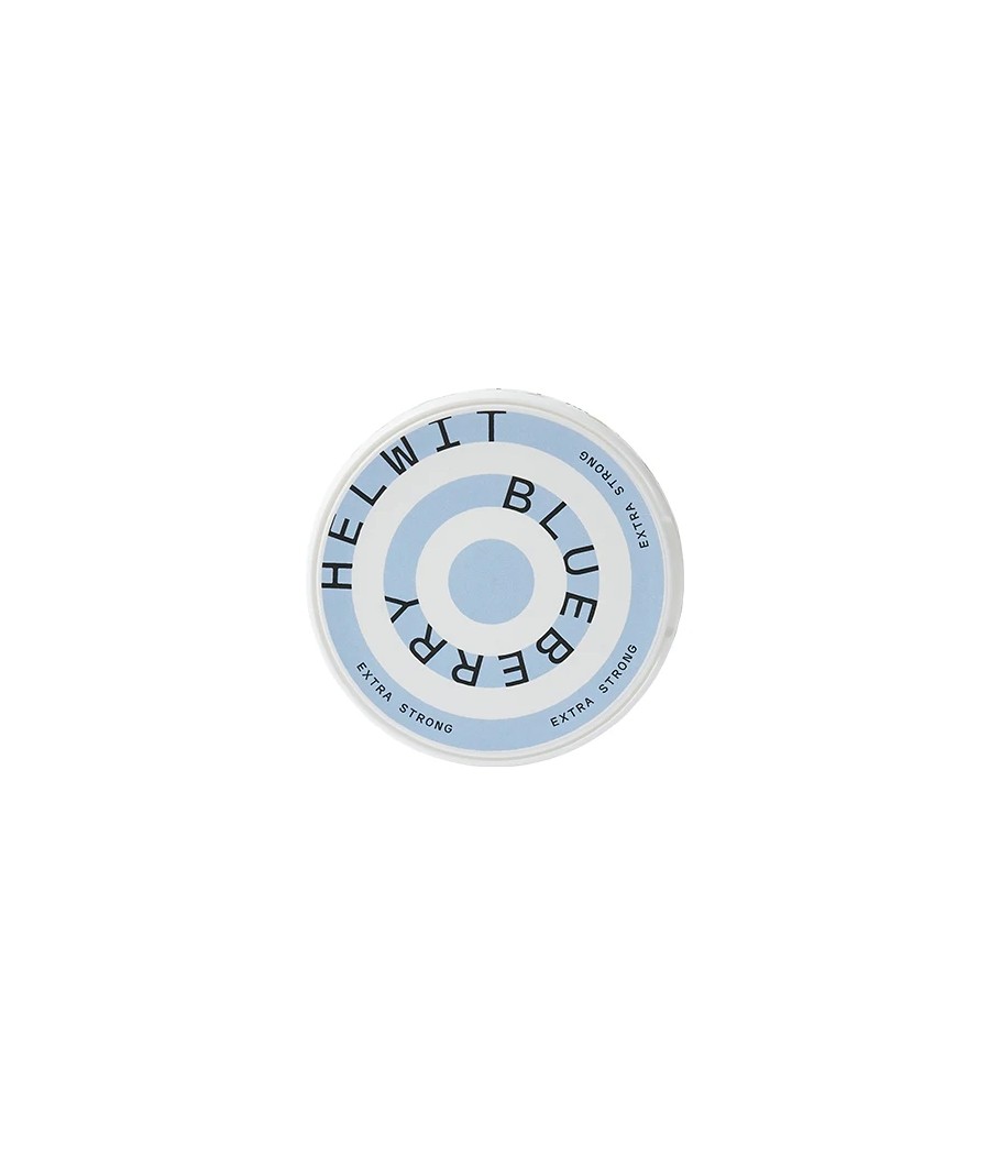 15mg HELWIT Extra Strong Blueberry Nicotine Pouches - 20 Pouches