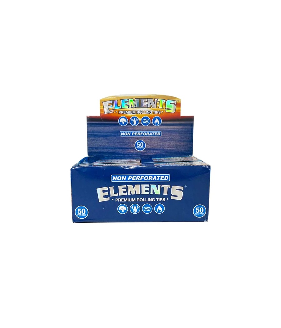50 Elements Premium Rolling Tips - Non-Perforated