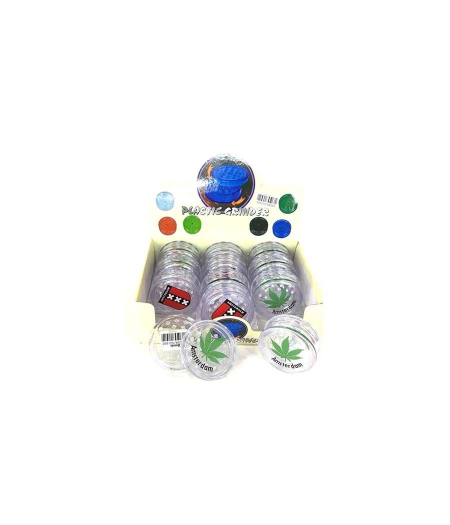 12 x 2 Parts 4Smoke Plastic Grinder - HX033A