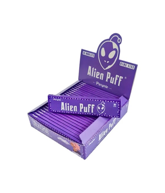 33 Alien Puff King Size Purple Rolling Papers ( HP2118 )