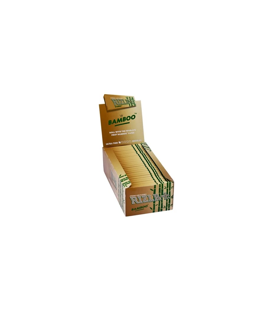 50 New Rizla Bamboo Ultra Thin Regular Rolling Papers