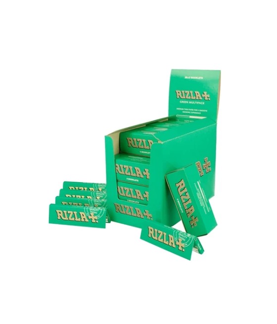 100 Green Multipack Regular Rizla Rolling Papers