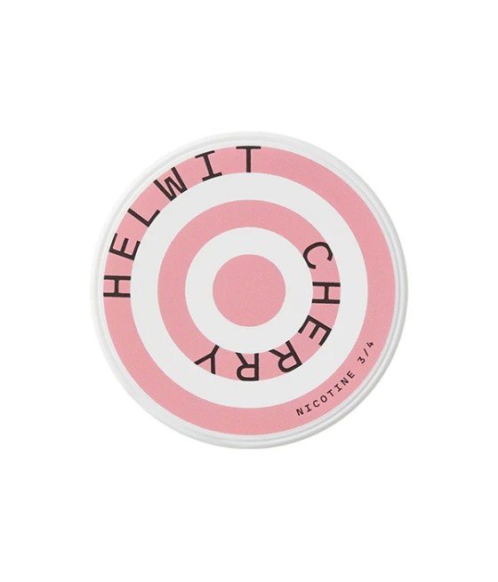 HELWIT 9mg Nicotine Pouches Cherry - 20 Pouches