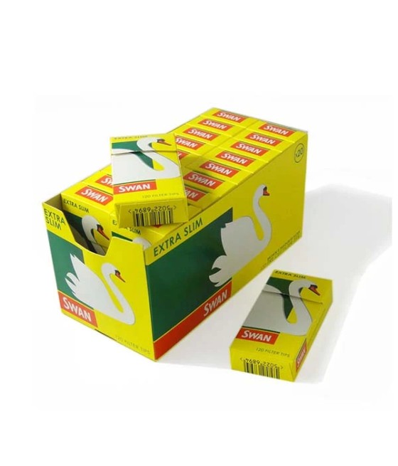 20 Swan Extra Slim PreCut Filter Tips