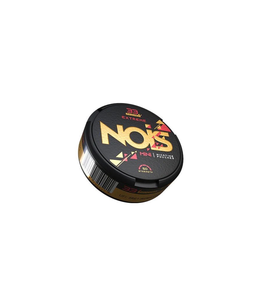 50mg NOIS Mini Extreme Nicotine Pouches - 33 Pouches