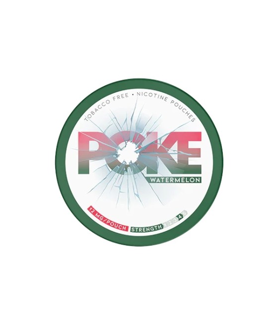 12mg Poke Watermelon Nicotine Pouches - 20 Pouches