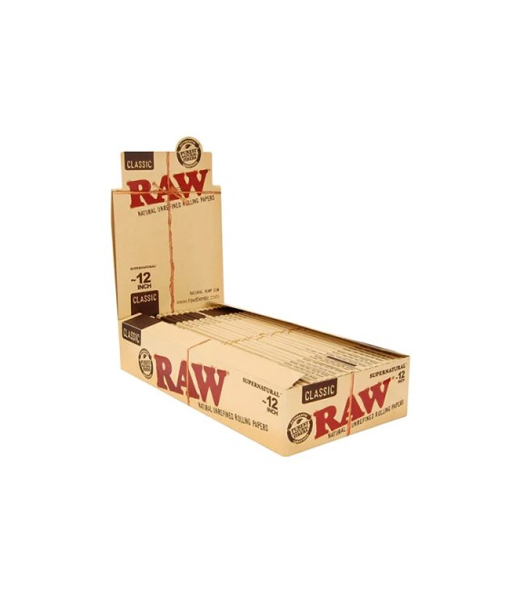 20 Raw Classic Supernatural 12 Inch Rolling Papers