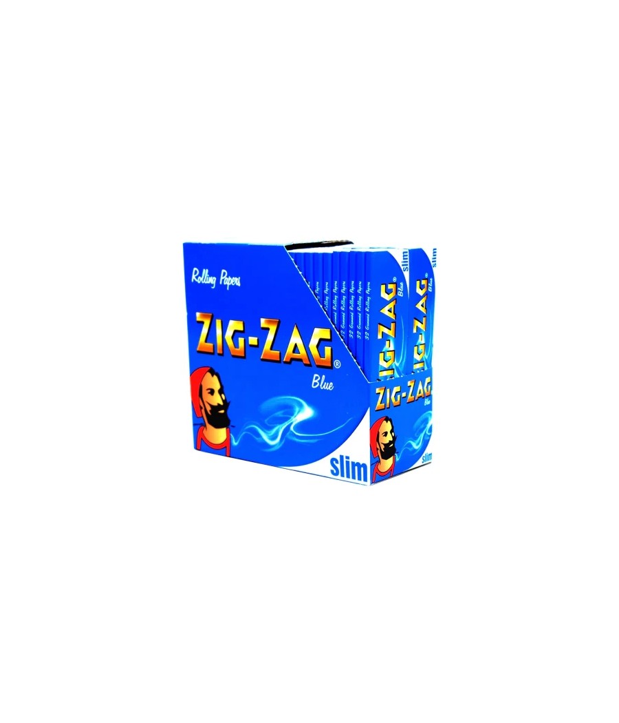 50 Zig-Zag Blue Slim King Size Rolling Papers