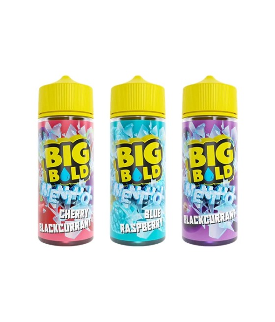 0mg Big Bold Menthol Series 100ml Shortfill  (70VG/30PG)