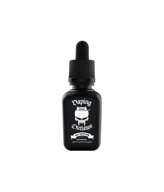 0mg Avant Garde E-liquid Vaping Outlaws Range Glass Shortfill 30ml (100VG) (BUY 1 GET 1 FREE)