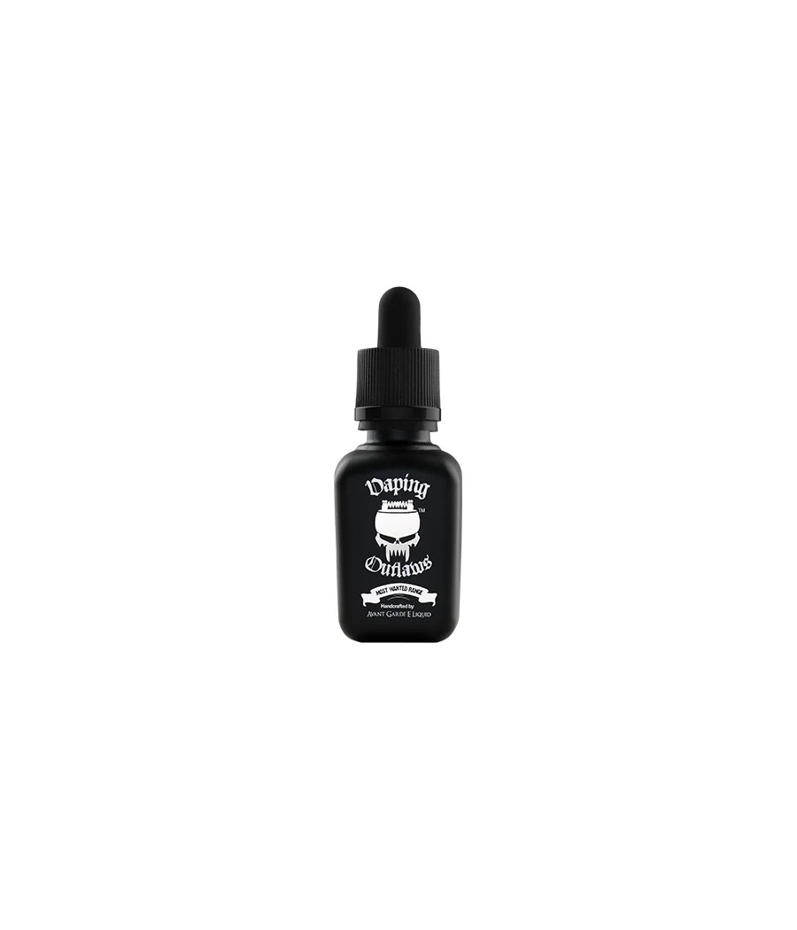 0mg Avant Garde E-liquid Vaping Outlaws Range Glass Shortfill 30ml (100VG) (BUY 1 GET 1 FREE)