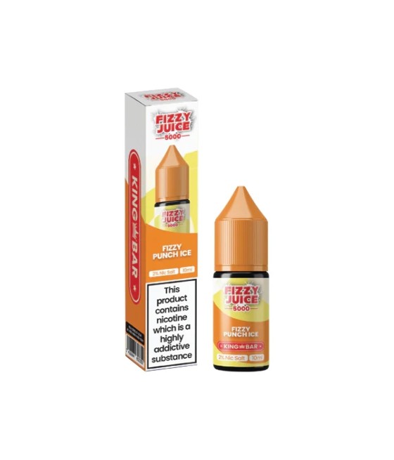 10mg Fizzy Juice King Bar 10ml Nic Salts (50VG/50PG)
