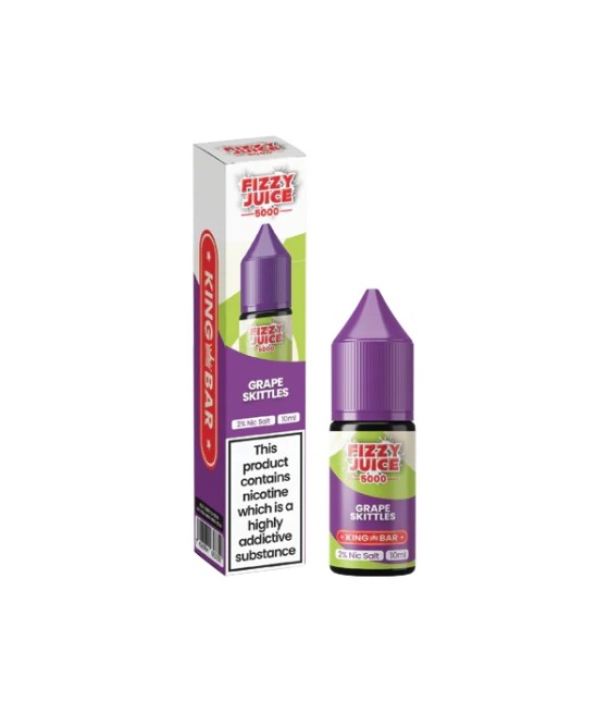 10mg Fizzy Juice King Bar 10ml Nic Salts (50VG/50PG)