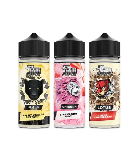 The Panther Series Desserts By Dr Vapes 100ml Shortfill 0mg (78VG/22PG)