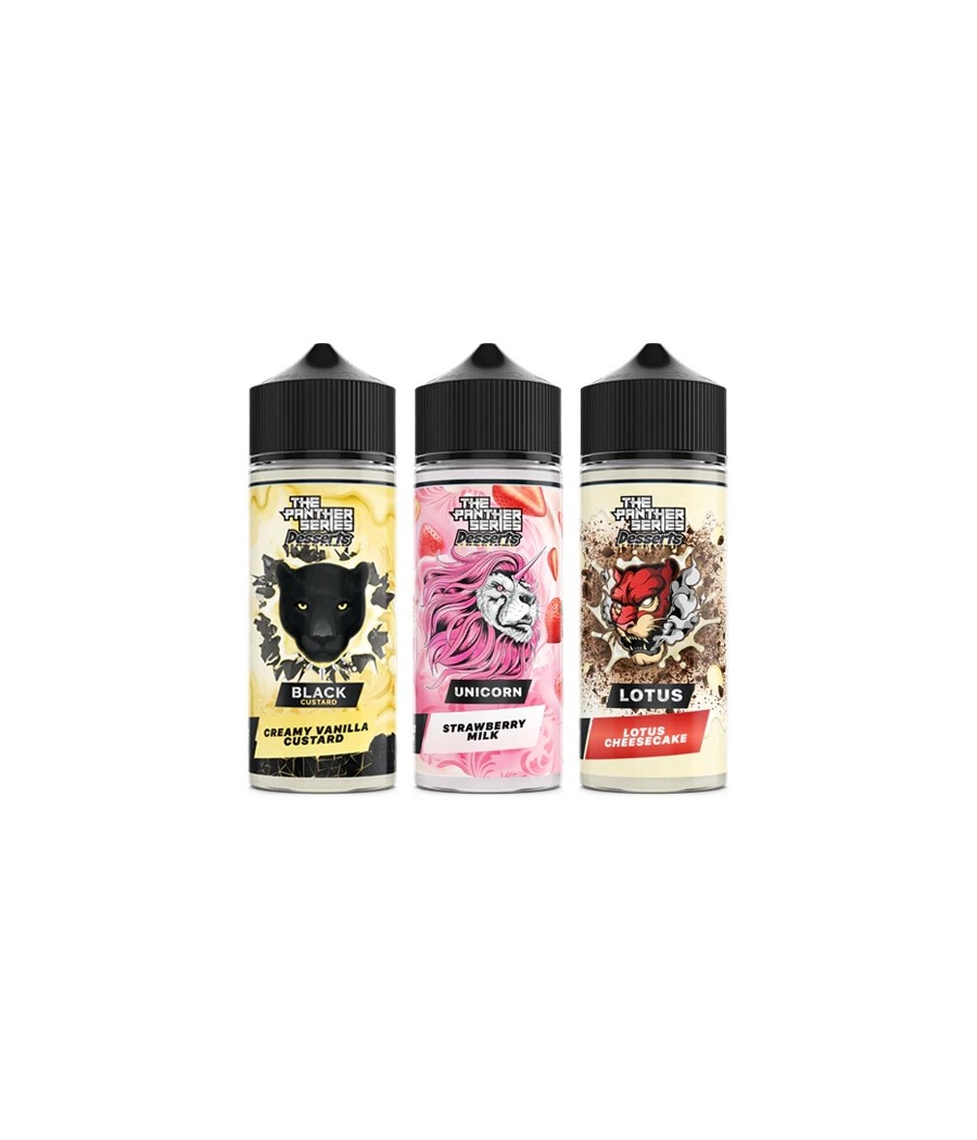 The Panther Series Desserts By Dr Vapes 100ml Shortfill 0mg (78VG/22PG)