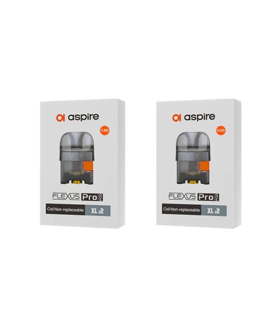 Aspire Flexus Pro Replacement Pods XL (0.6Ohm, 1.0Ohm)