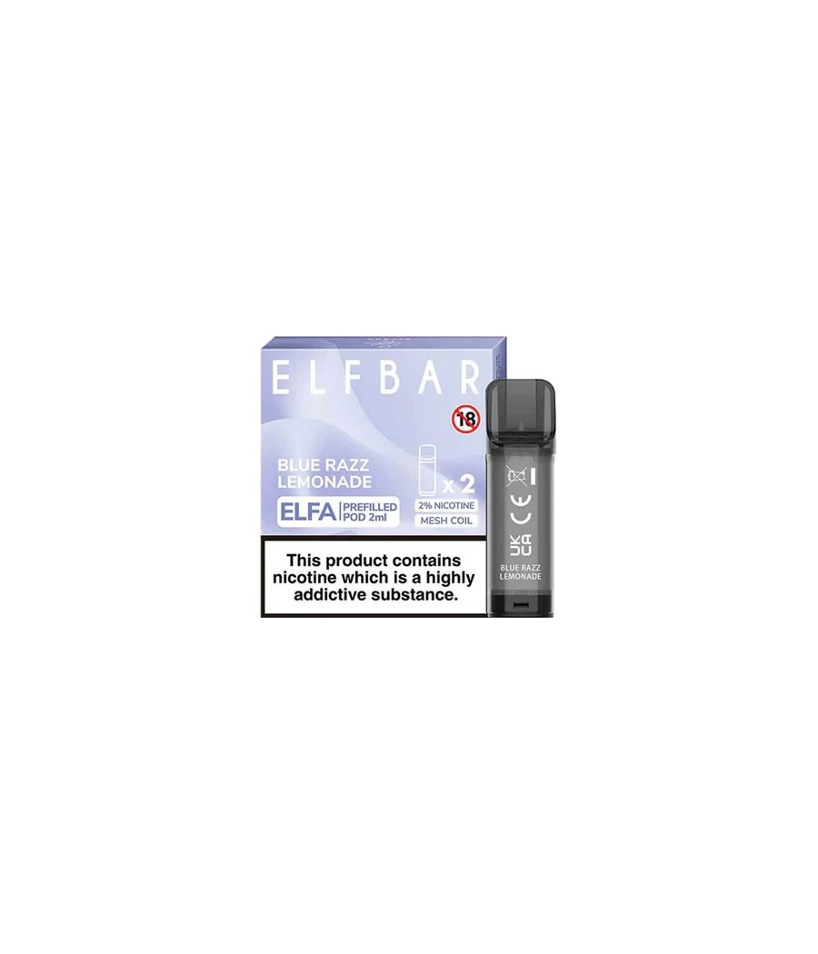ELF Bar ELFA 20mg Replacement Prefilled Pods 2ml 1200 Puffs - 2 Pcs