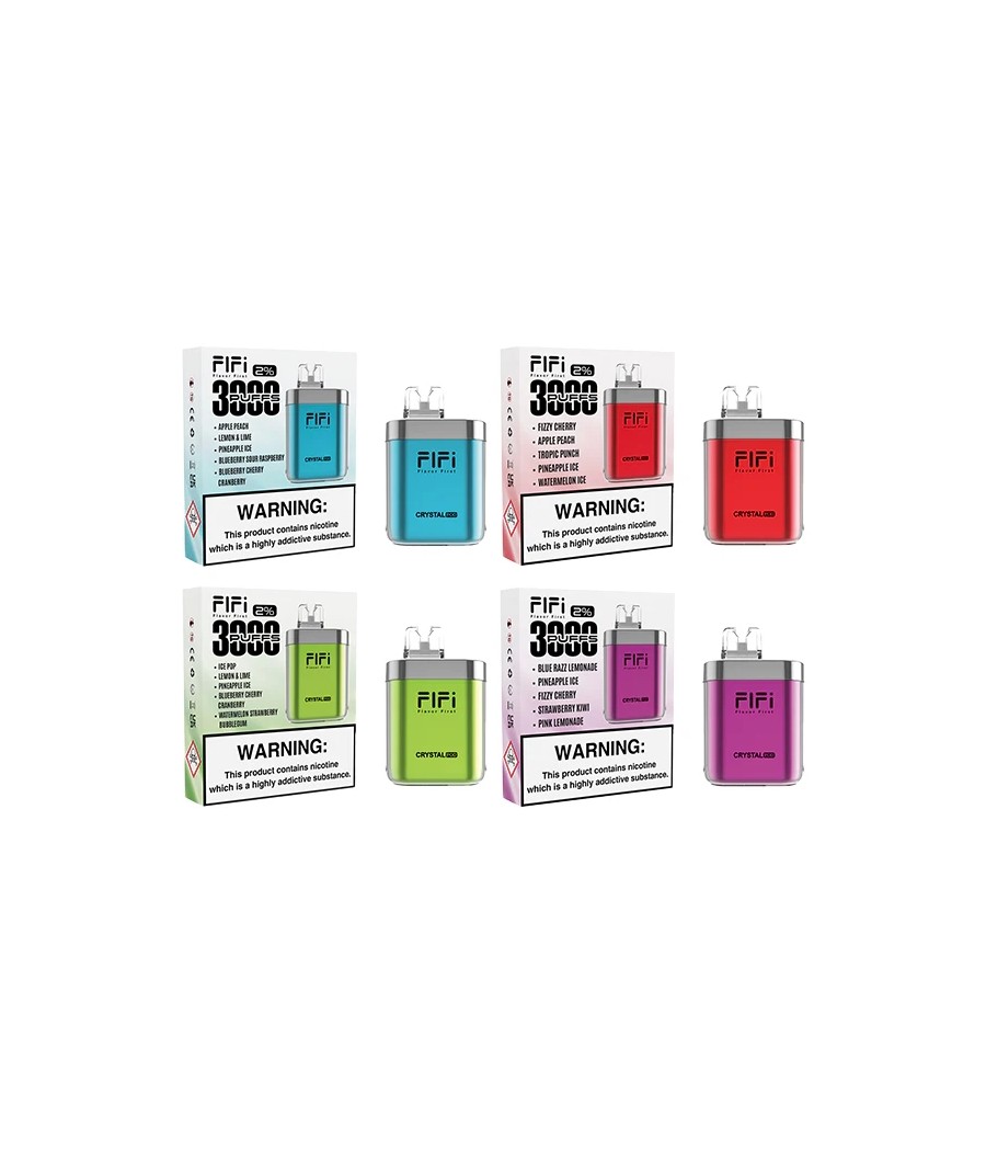 FLFI Crystal 5 in 1 Pod Kit 3000 Puffs