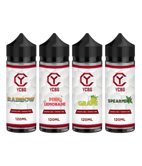 yCBG 1000mg CBD + 1000mg CBG E-liquid 120ml (BUY 1 GET 1 FREE)