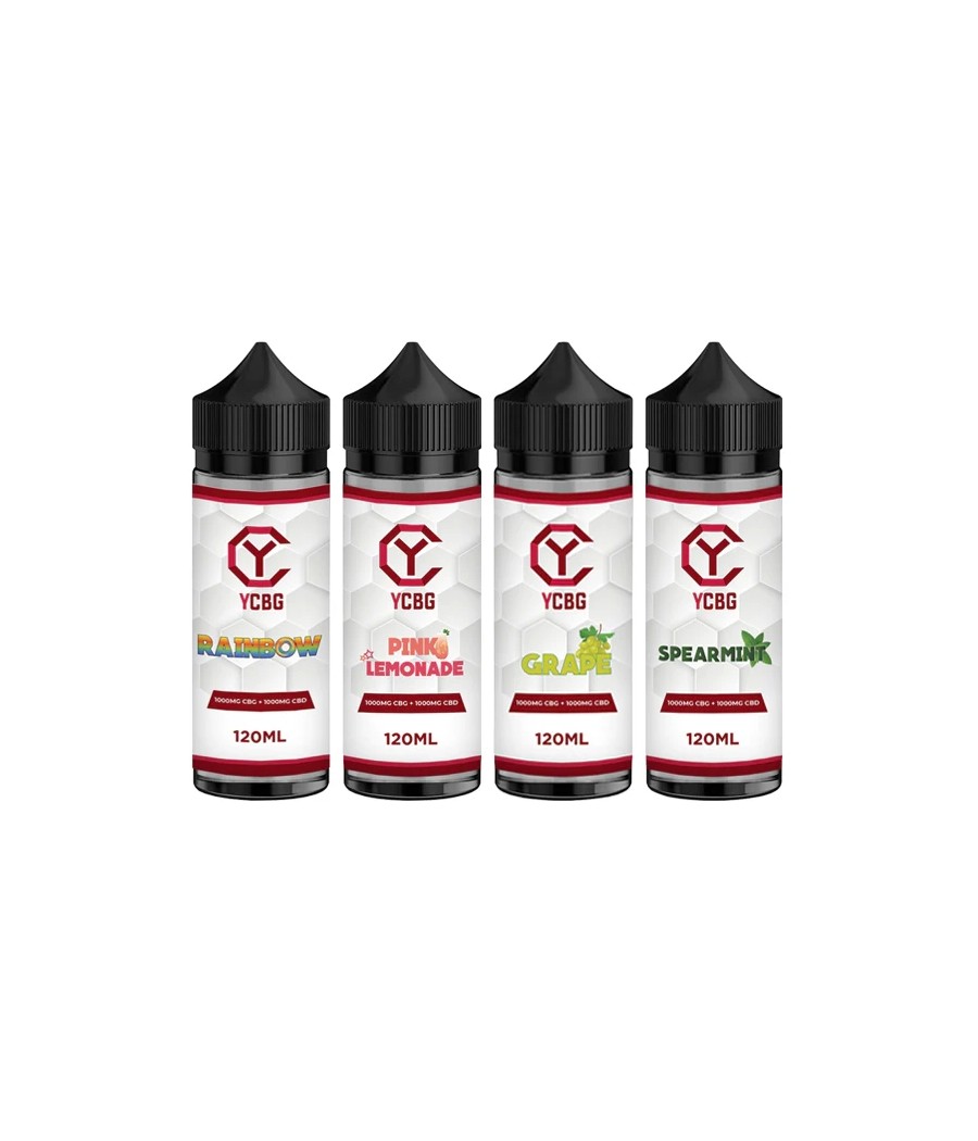 yCBG 1000mg CBD + 1000mg CBG E-liquid 120ml (BUY 1 GET 1 FREE)