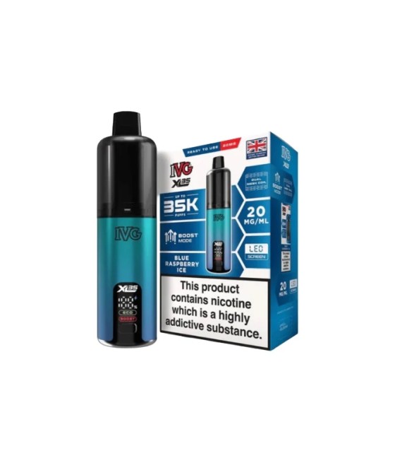 20mg IVG XL 35K Prefilled Pod Vape Kit 35000 Puffs