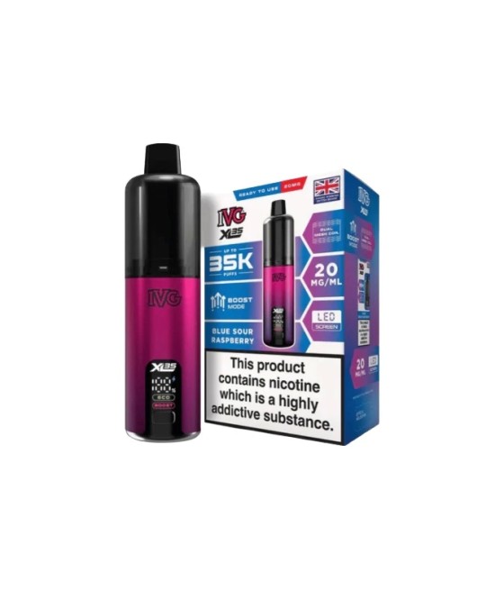 20mg IVG XL 35K Prefilled Pod Vape Kit 35000 Puffs