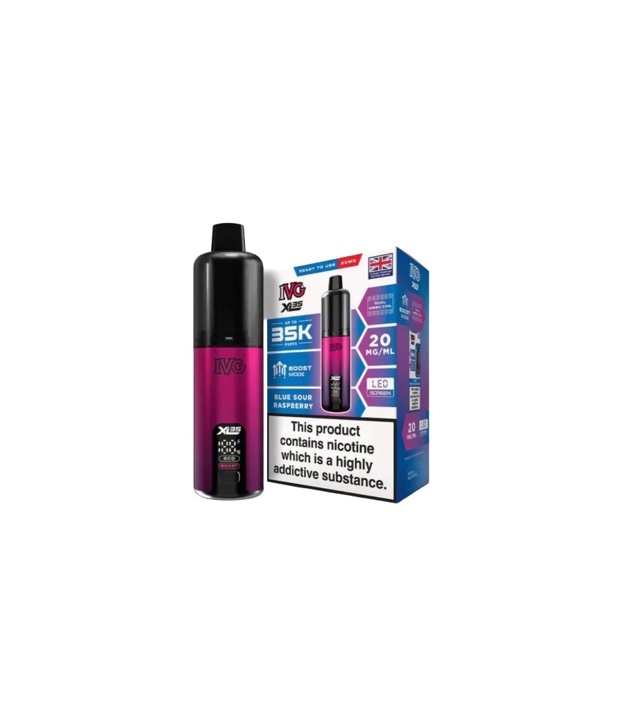 20mg IVG XL 35K Prefilled Pod Vape Kit 35000 Puffs