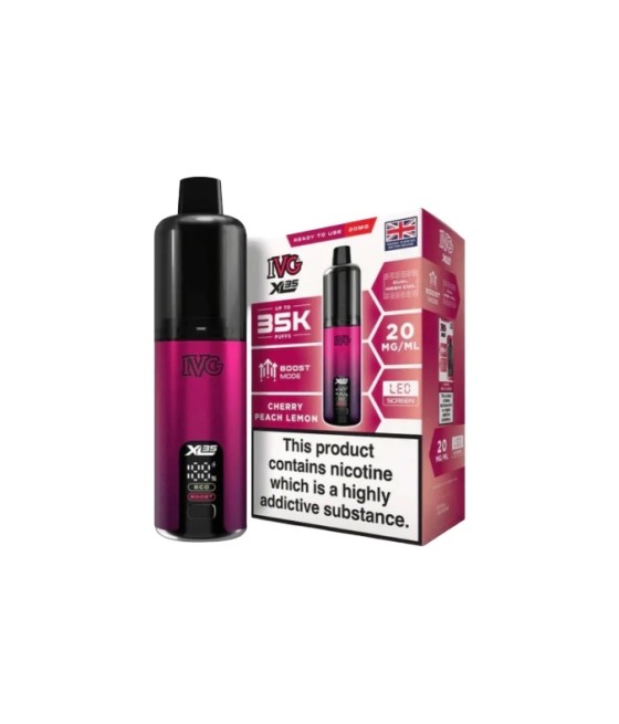 20mg IVG XL 35K Prefilled Pod Vape Kit 35000 Puffs