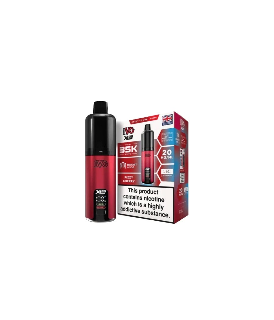 20mg IVG XL 35K Prefilled Pod Vape Kit 35000 Puffs