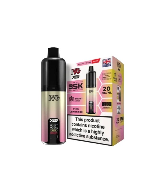 20mg IVG XL 35K Prefilled Pod Vape Kit 35000 Puffs