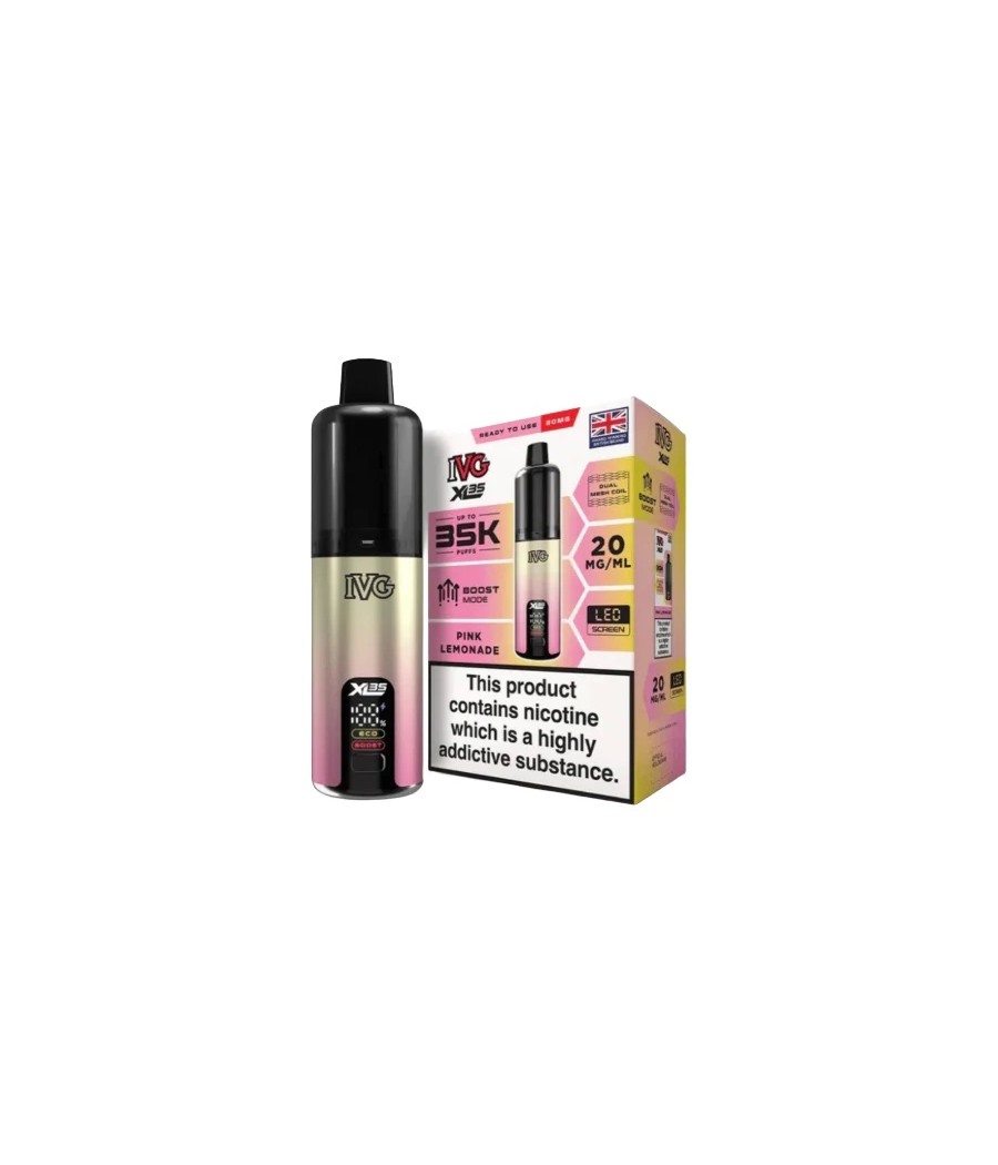 20mg IVG XL 35K Prefilled Pod Vape Kit 35000 Puffs