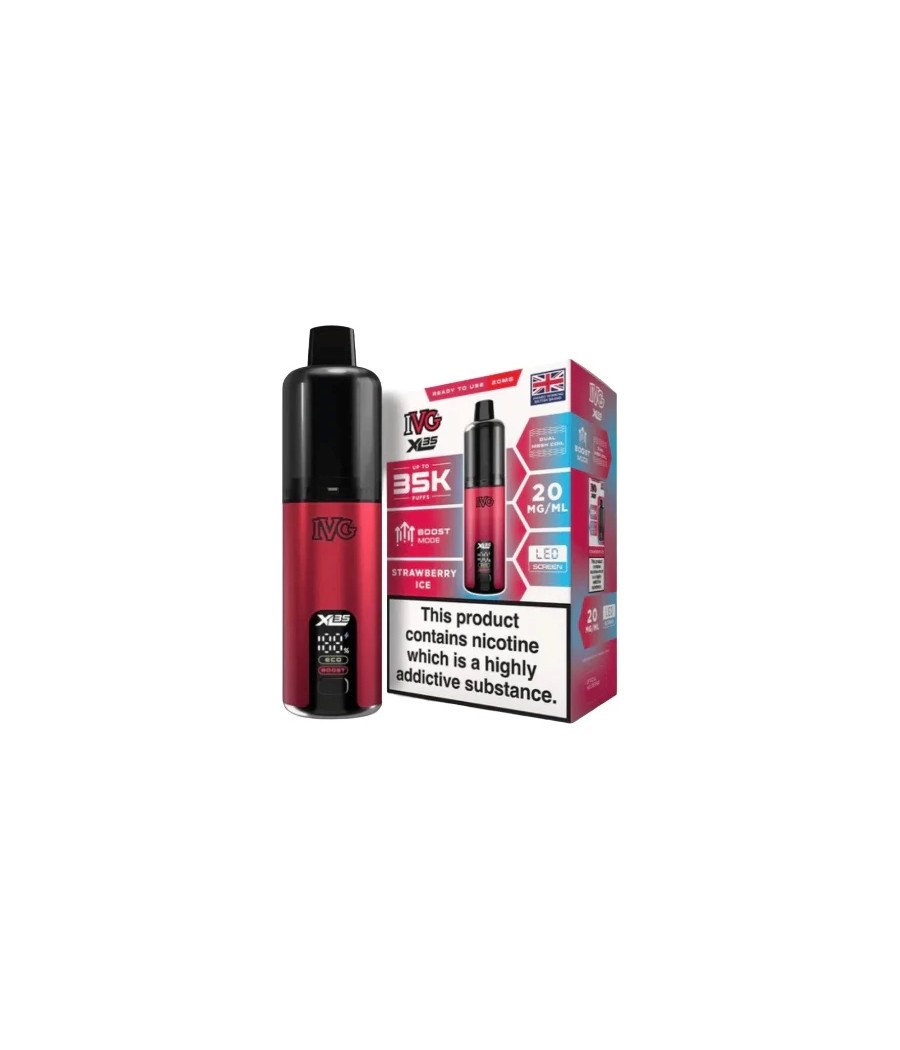 20mg IVG XL 35K Prefilled Pod Vape Kit 35000 Puffs