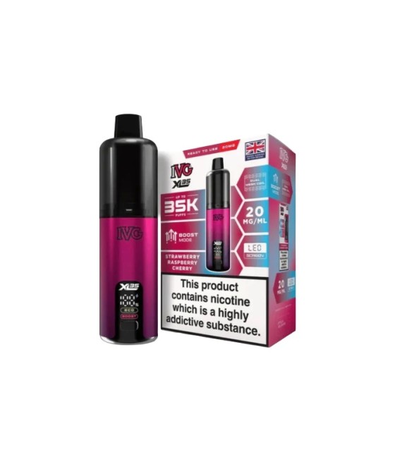 20mg IVG XL 35K Prefilled Pod Vape Kit 35000 Puffs