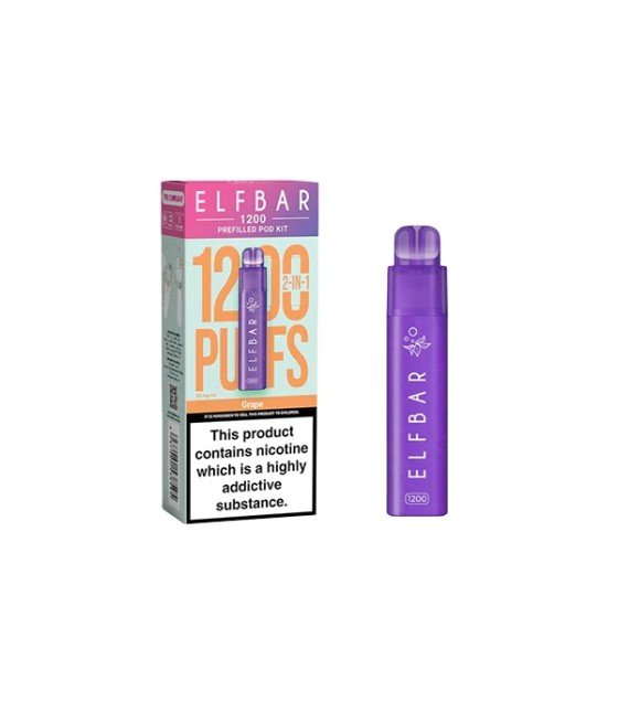20mg ELF Bar 1200 Prefilled Pod Kit 1200 Puffs