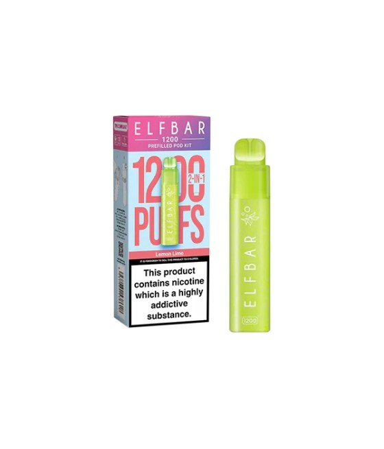 20mg ELF Bar 1200 Prefilled Pod Kit 1200 Puffs