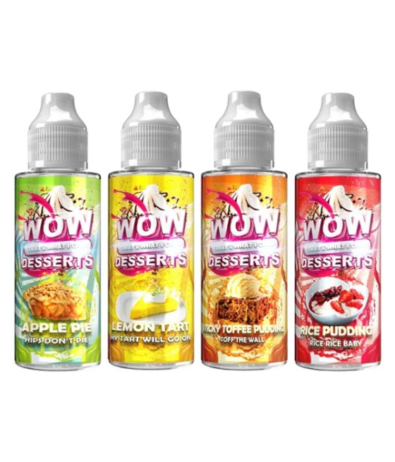 Wow That's What I Call Desserts 100ml Shortfill 0mg (70VG/30PG)