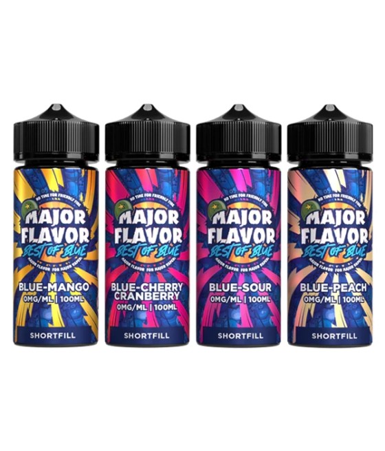Major Flavour Best Of Blue 100ml Shortfill 0mg (70VG/30PG)