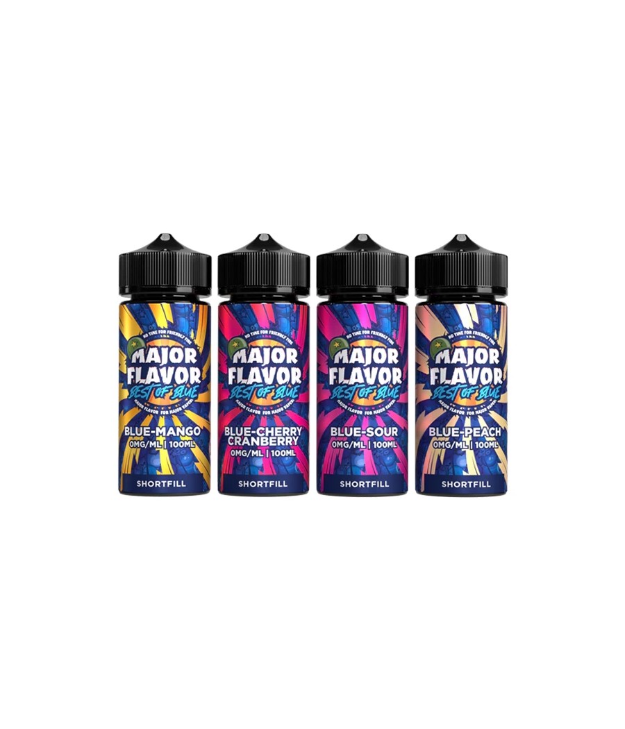 Major Flavour Best Of Blue 100ml Shortfill 0mg (70VG/30PG)