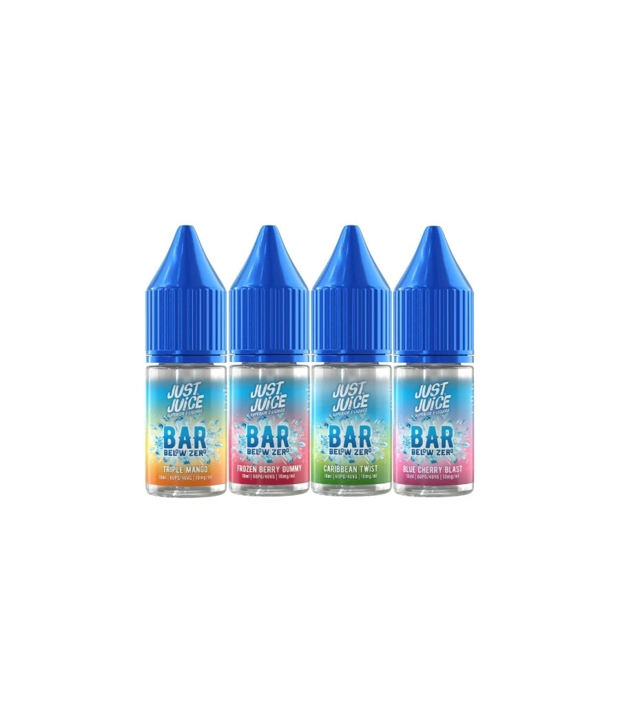 10mg Just Juice Bar Below Zero 10ml Nic Salt (40VG/60PG)