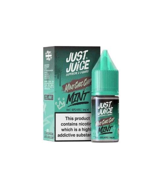 5mg Just Juice Mint 10ml Nic Salt (40VG/60PG)